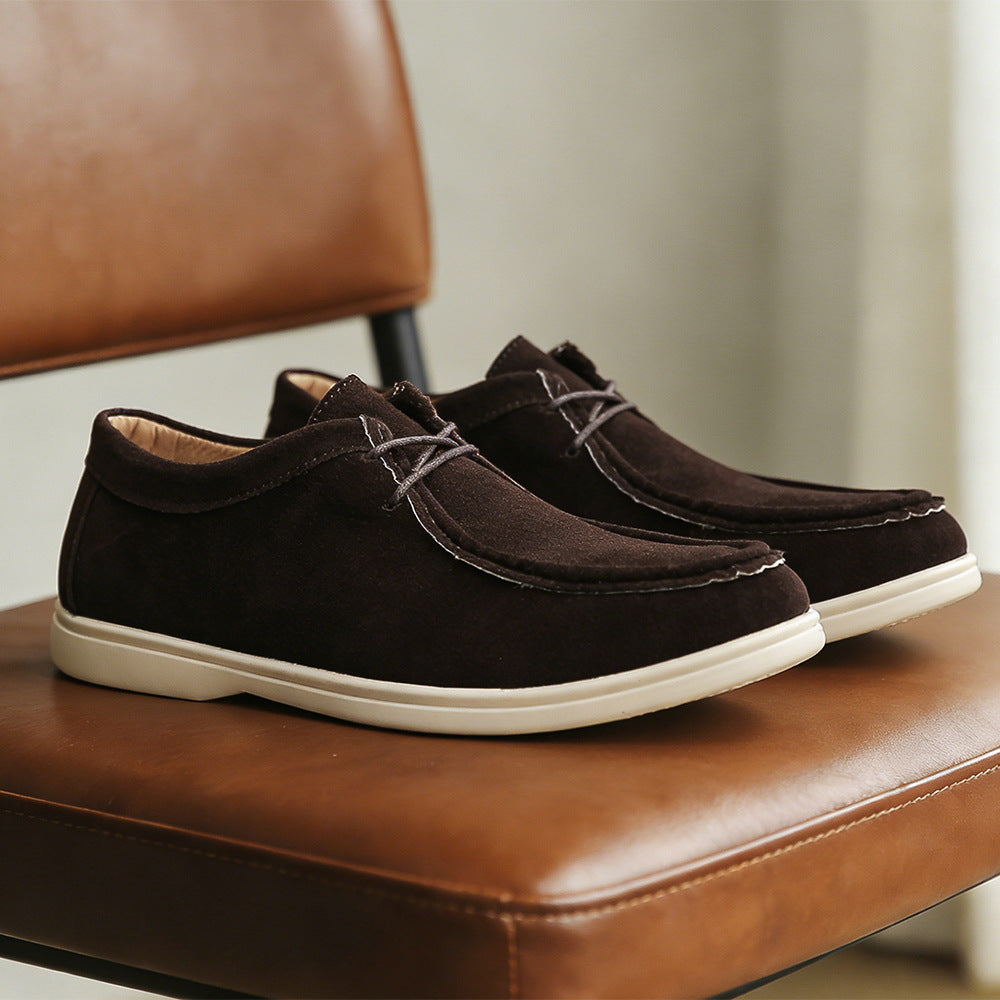Mike | Mens Leather Loafers Slip On Driving Casual Loafer Shoes