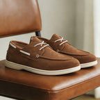 Mike | Mens Leather Loafers Slip On Driving Casual Loafer Shoes
