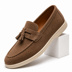 Mike | Mens Leather Loafers Slip On Driving Casual Loafer Shoes