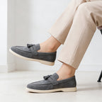 Mike | Mens Leather Loafers Slip On Driving Casual Loafer Shoes
