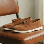 Mike | Mens Leather Loafers Slip On Driving Casual Loafer Shoes