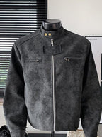 Miles | Mens Faux Leather Biker Jacket