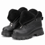 Miranda | Womens Winter Fleece Lined Warm Mid Calf Outdoor Snow Boots