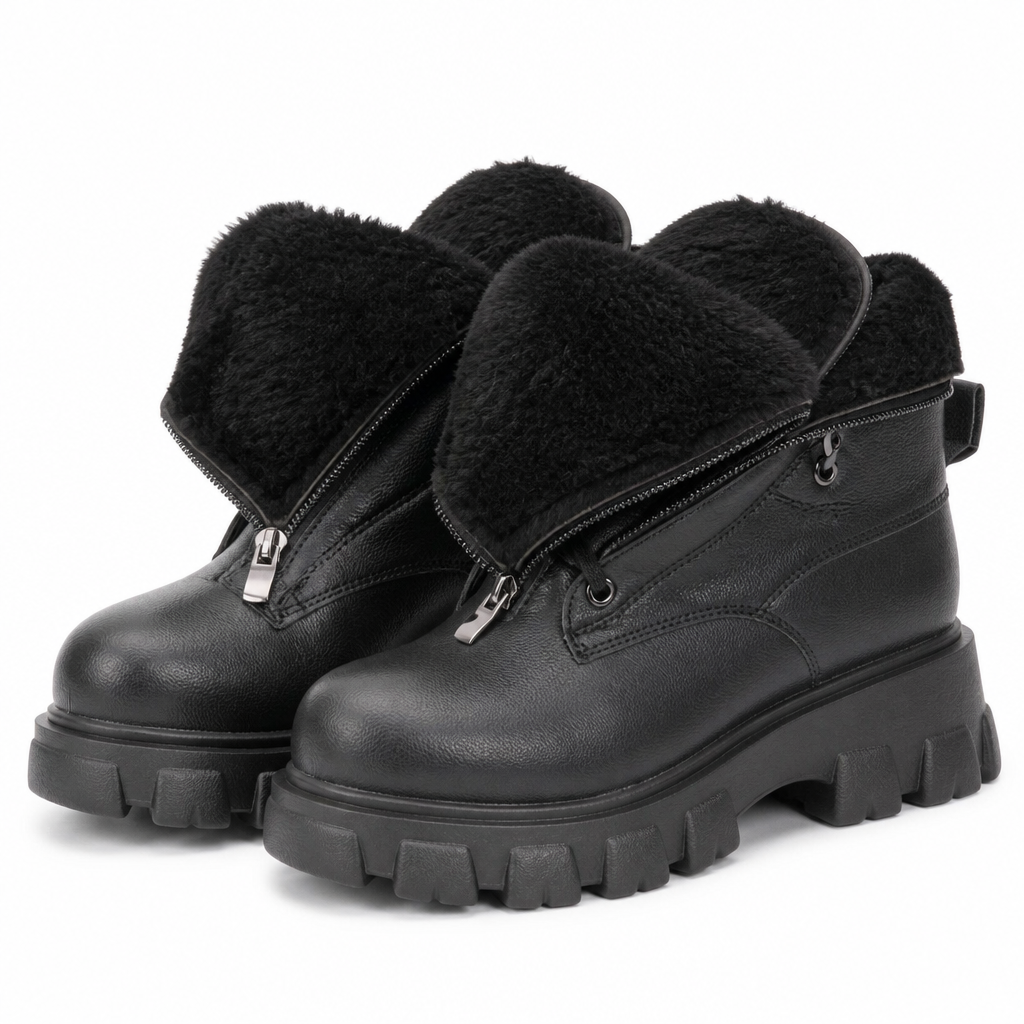 Miranda | Womens Winter Fleece Lined Warm Mid Calf Outdoor Snow Boots