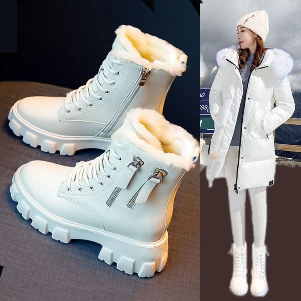 Miranda | Womens Winter Fleece Lined Warm Mid Calf Outdoor Snow Boots