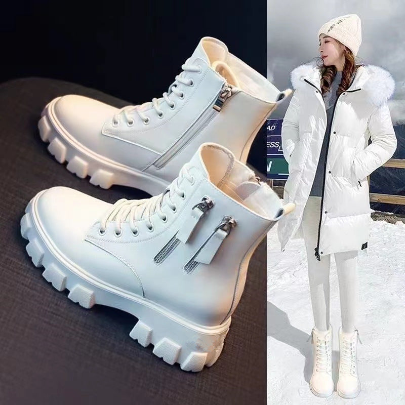 Miranda | Womens Winter Fleece Lined Warm Mid Calf Outdoor Snow Boots