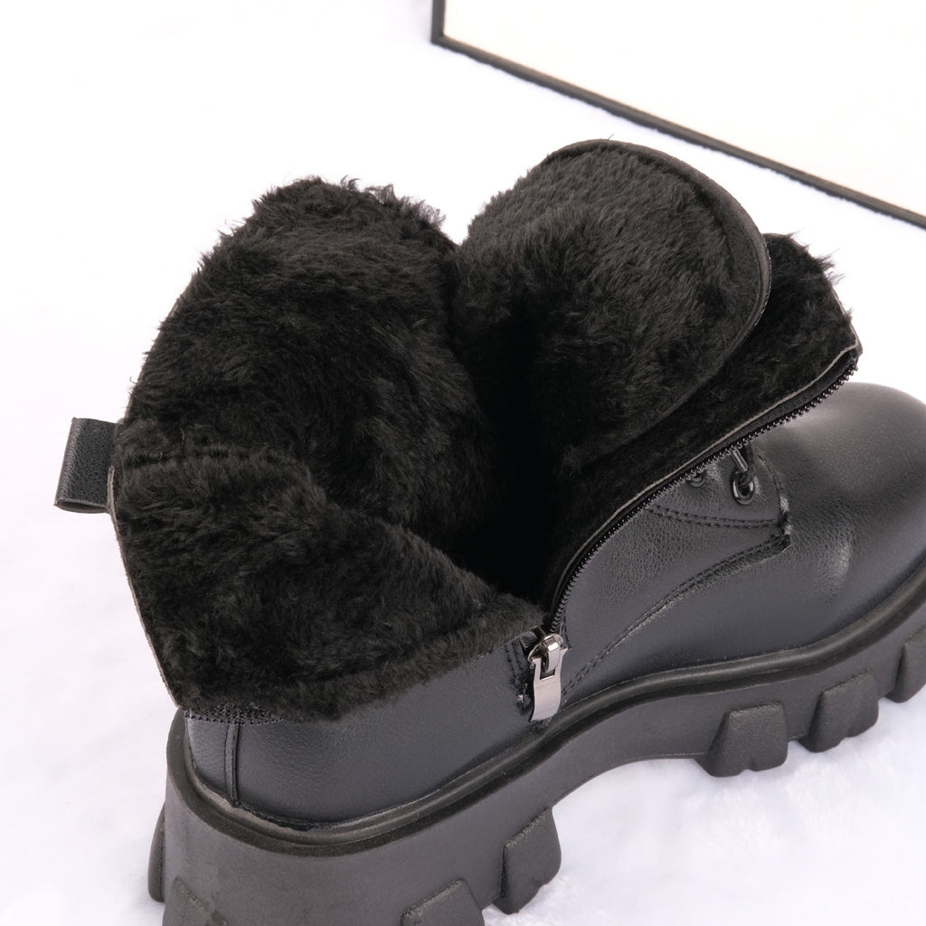 Miranda | Womens Winter Fleece Lined Warm Mid Calf Outdoor Snow Boots