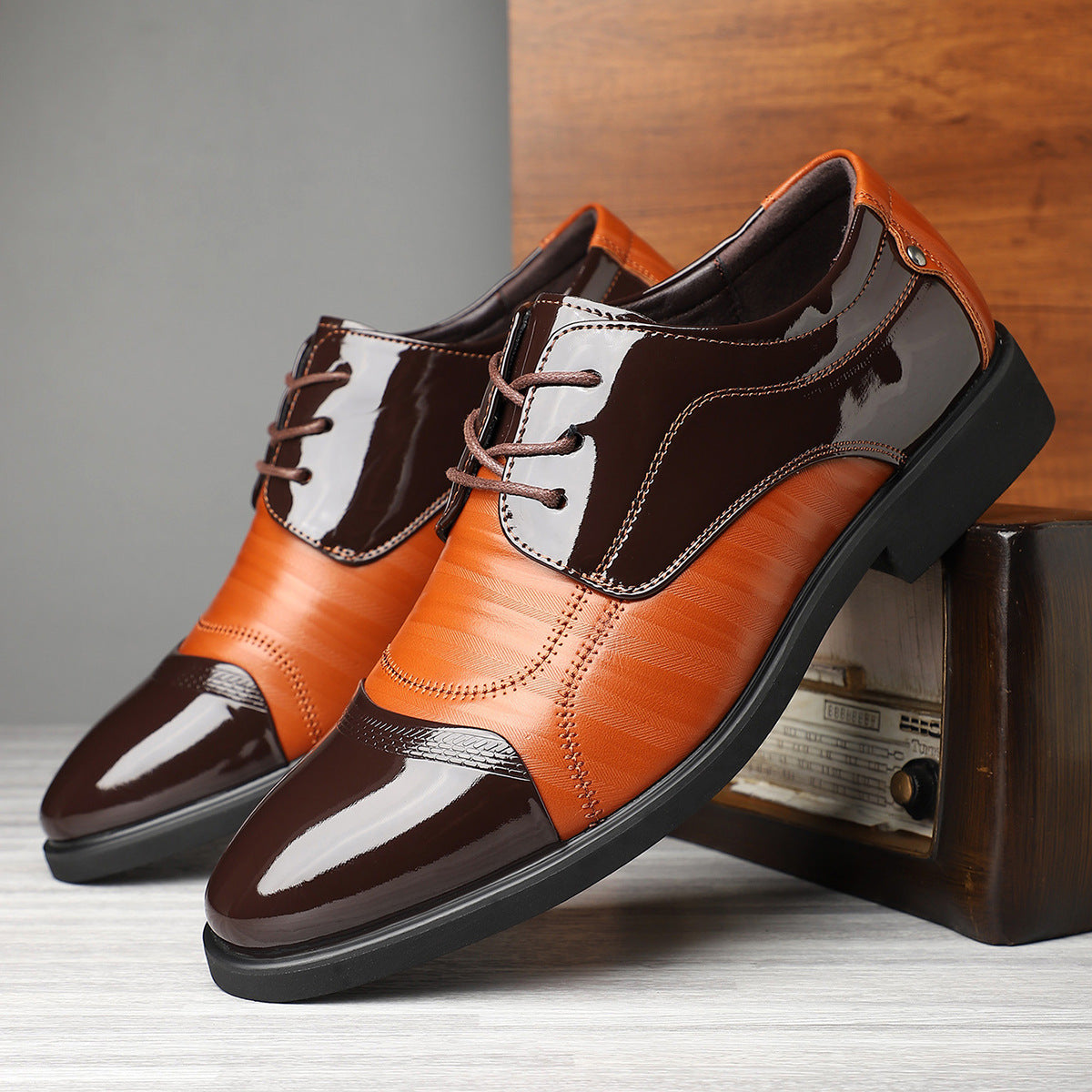 Mitch | Mens Orthopedic Non Slip Cushioned Formal Dress Shoes