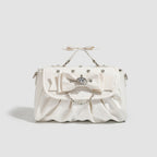 Mona | Womens Rhinestone Bow Evening Bag Shoulder Purse Handbag