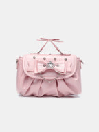 Mona | Womens Rhinestone Bow Evening Bag Shoulder Purse Handbag