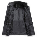 Morris | Mens Wool Blend Double Collar Business Winter Overcoat