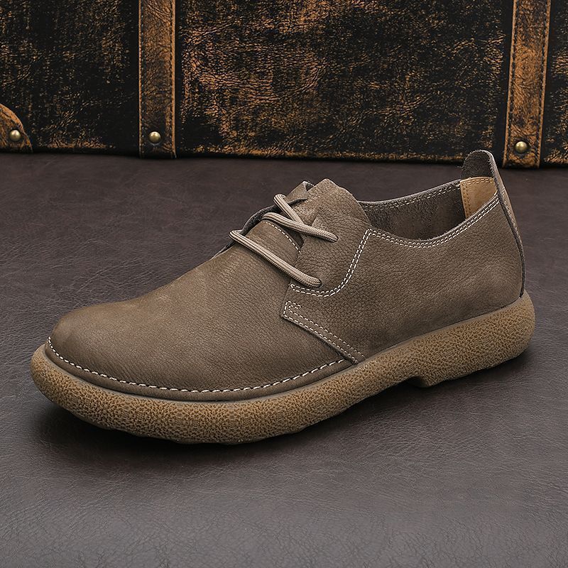 Murray | Mens Leather Chelsea Boots Brogue Casual Dress Ankle Footwear