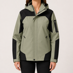 Myra | Womens Waterproof Windproof Packable Windbreaker Rain Jacket, Green