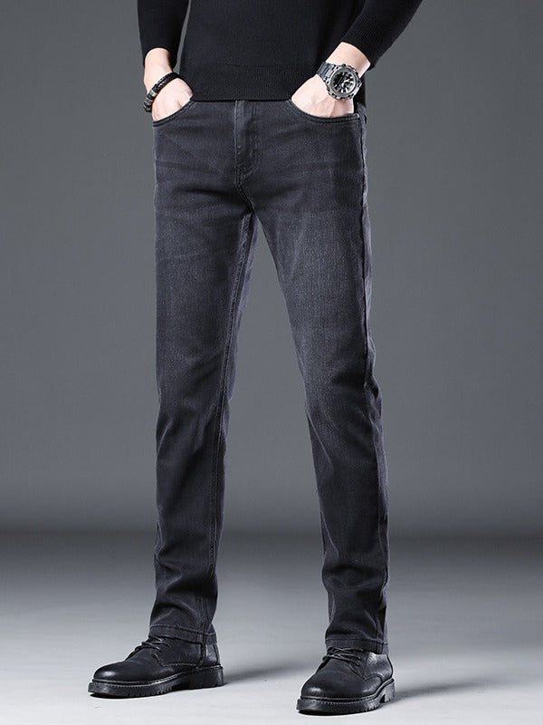 Nash | Mens Baggy Jeans Straight Leg Loose Fit Stretch Casual Denim