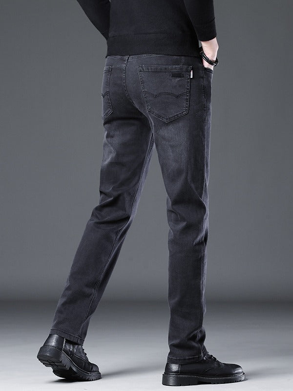Nash | Mens Baggy Jeans Straight Leg Loose Fit Stretch Casual Denim