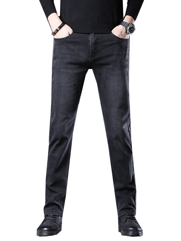 Nash | Mens Baggy Jeans Straight Leg Loose Fit Stretch Casual Denim