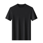 Nathaniel | Mens Tencel Linen Knitted Short Sleeve Polo Shirt - 5