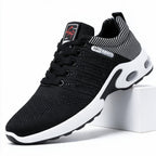 Neal | Mens Knit Cushioned Lightweight Lace Up Running Shoes Sneakers