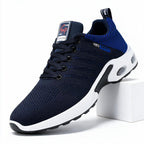 Neal | Mens Knit Cushioned Lightweight Lace Up Running Shoes Sneakers