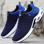 Neal | Mens Knit Cushioned Lightweight Lace Up Running Shoes Sneakers