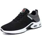 Neal | Mens Knit Cushioned Lightweight Lace Up Running Shoes Sneakers