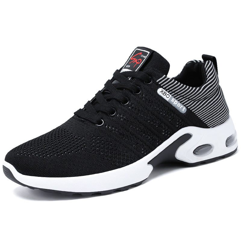 Neal | Mens Knit Cushioned Lightweight Lace Up Running Shoes Sneakers