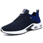 Neal | Mens Knit Cushioned Lightweight Lace Up Running Shoes Sneakers