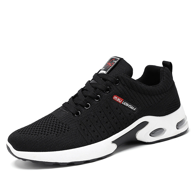 Neal | Mens Knit Cushioned Lightweight Lace Up Running Shoes Sneakers