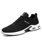 Neal | Mens Knit Cushioned Lightweight Lace Up Running Shoes Sneakers