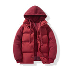 Neil | Mens Puffer Coat Hooded Quilted Padded Warm Winter Jacket
