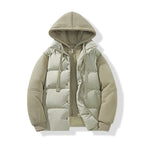 Neil | Mens Puffer Coat Hooded Quilted Padded Warm Winter Jacket
