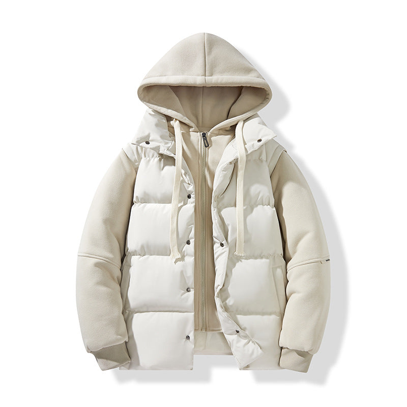 Neil | Mens Puffer Coat Hooded Quilted Padded Warm Winter Jacket