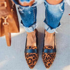 Nicole | Womens Pointed Toe Chunky Heel Suede Pumps Court Shoes