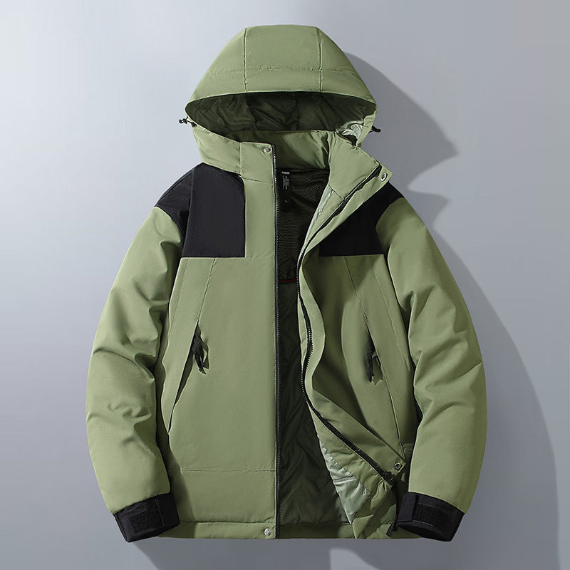 Noah | Mens Waterproof Puffer Coat Windproof Padded Winter Windbreaker Jacket