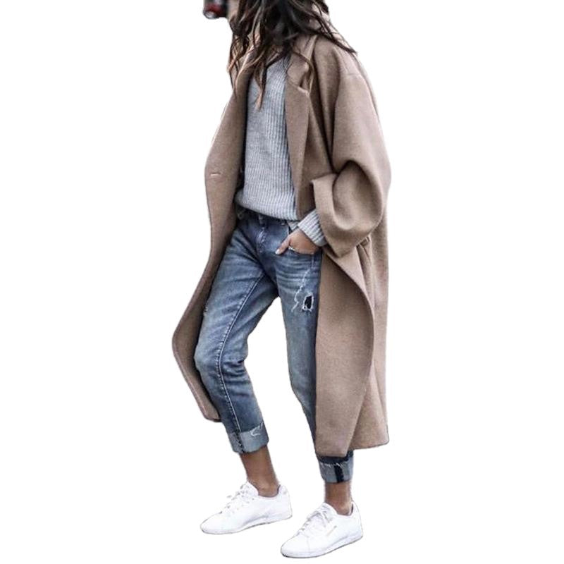 Oakley | Womens Longline Wool Blend Winter Long Coat