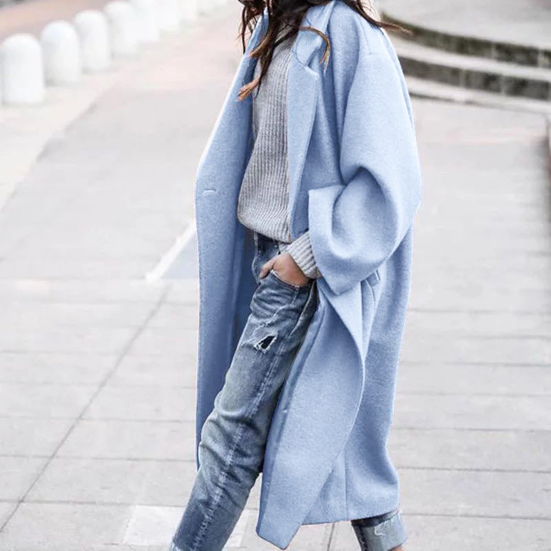 Oakley | Womens Longline Wool Blend Winter Long Coat