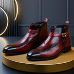 Odell | Mens Orthopedic Non Slip Side Zip Dress Chelsea Boots