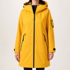 Odile | Womens Waterproof Jacket Hooded Windproof Outdoor Rain Coat, Design 4