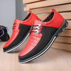 Oliver | Mens Breathable Leather Lace Up Casual Shoes Non Slip Sole
