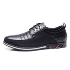 Oliver | Mens Breathable Leather Lace Up Casual Shoes Non Slip Sole