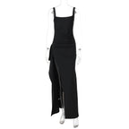 Ondine | Womens Strapless Backless High Slit Maxi Wedding Guest Dresses - 6