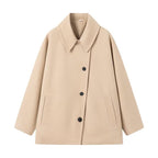 Ottilie | Womens Lapel Faux Fur Coat - Multi