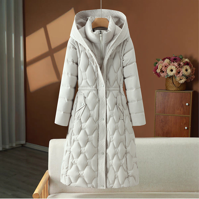 Patrice | Womens Padded Warm Winter Long Puffer Coat