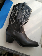 Penelope | Womens Knee High Western Heeled Long Riding Boots