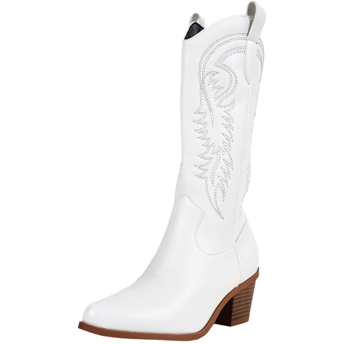Penelope | Womens Knee High Western Heeled Long Riding Boots