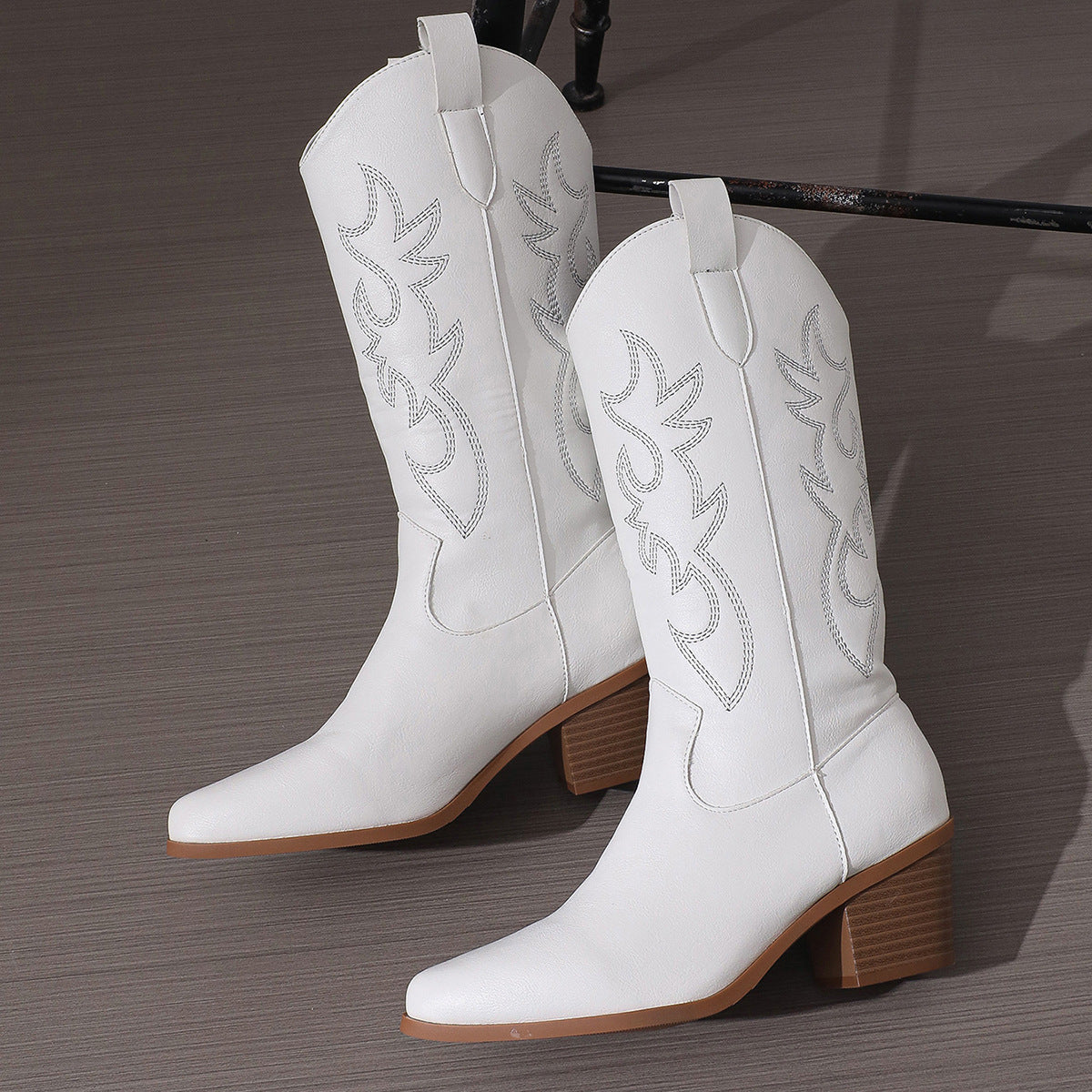 Penelope | Womens Knee High Western Heeled Long Riding Boots