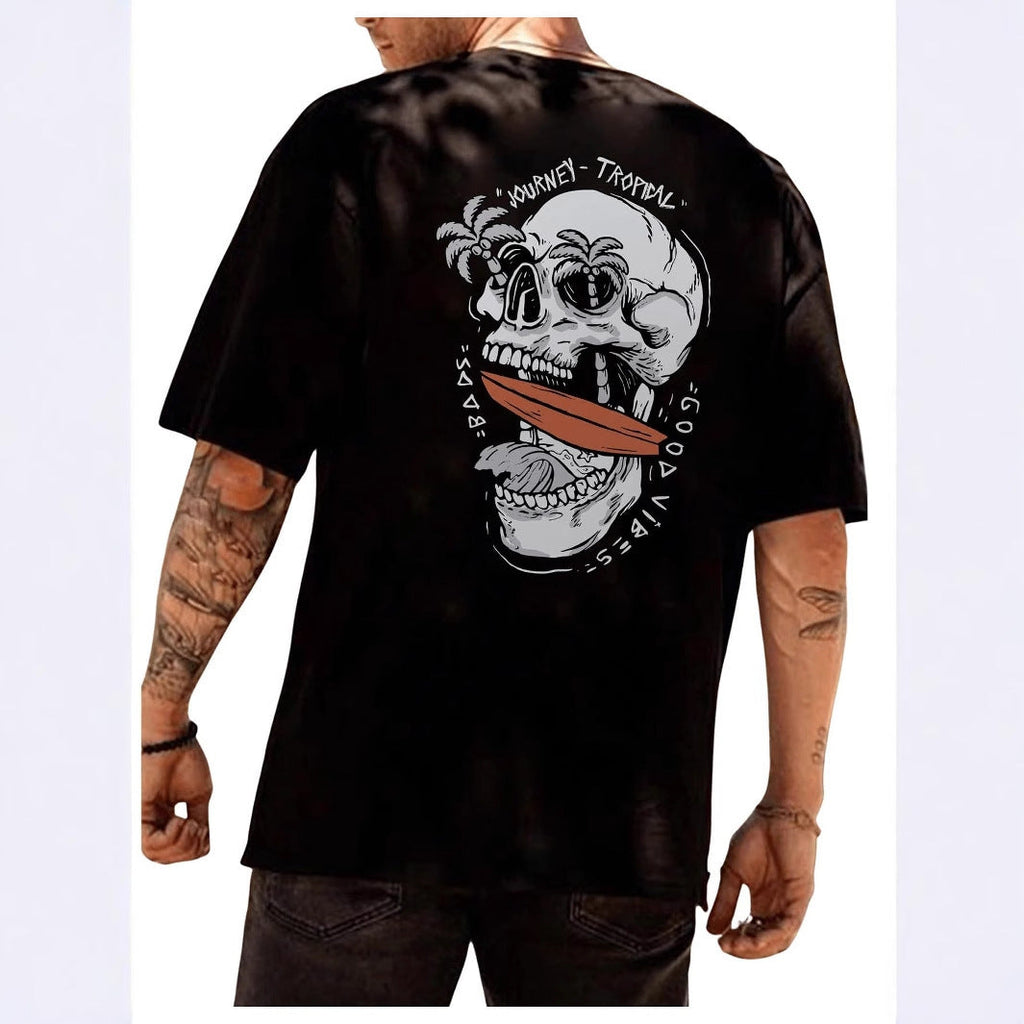Peregrine | Mens Retro Pattern Print Short Sleeve T Shirt - 4