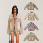 Primrose | Womens Embellished Oversized Denim Jacket