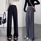 Priya | Womens Maternity Wide Leg Belly Support Work Trousers - 4