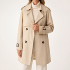 Rachel | Womens Lightweight Short Casual Outdoor Windbreaker Jacket, Off White